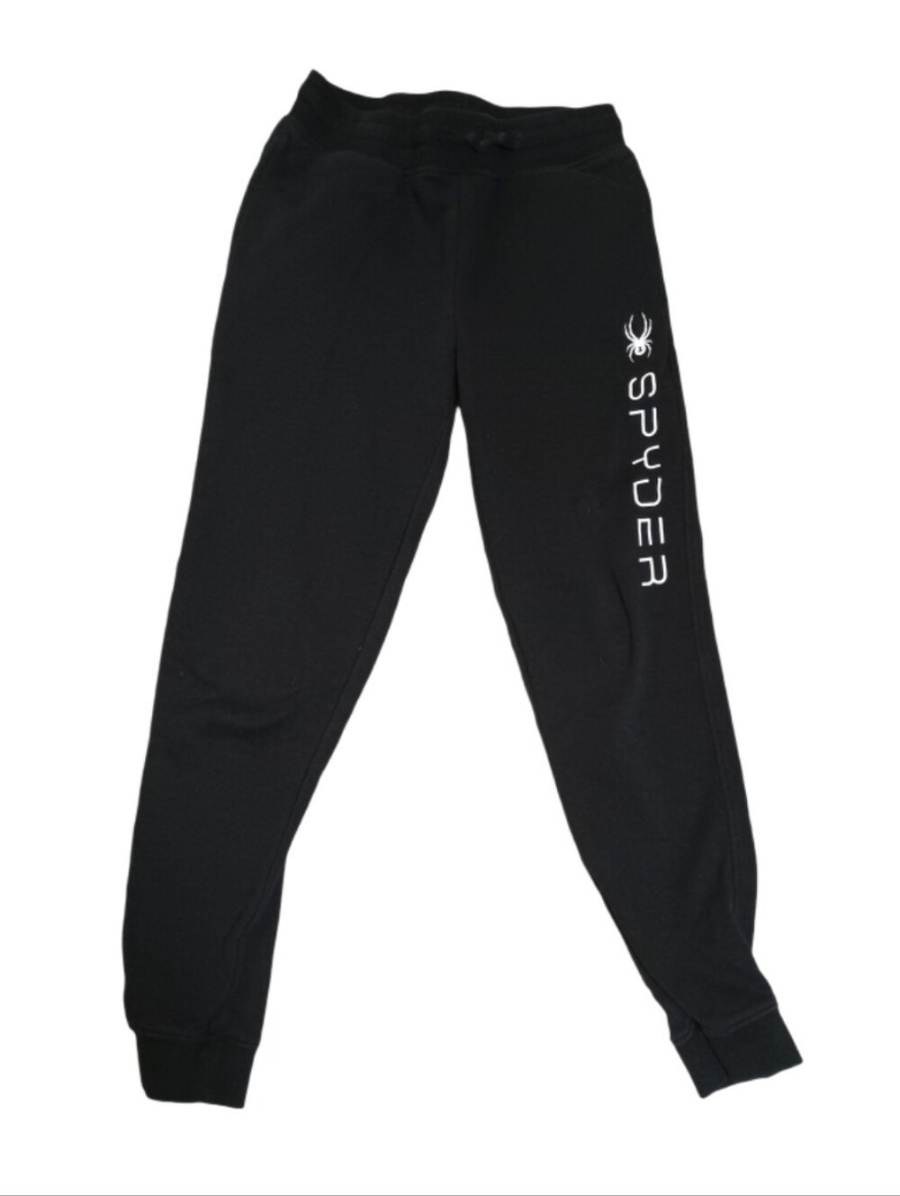Spyder Black Jogger Sweatpants with White Side Logo